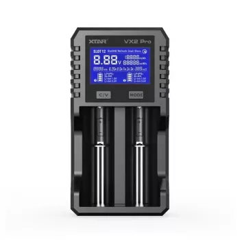 XTAR VX2 PRO KT Li-ion/LiFePO4/Ni-MH 18650 nabíjačka batérií