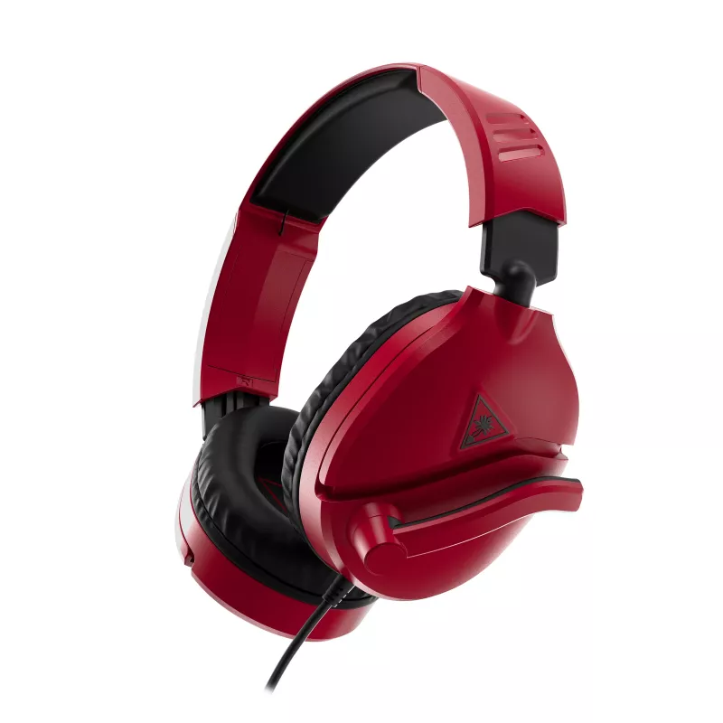 Turtle Beach RECON 70 drôtové herné slúchadlá cez uši so sklopným mikrofónom, červené (TBS-8055-02)