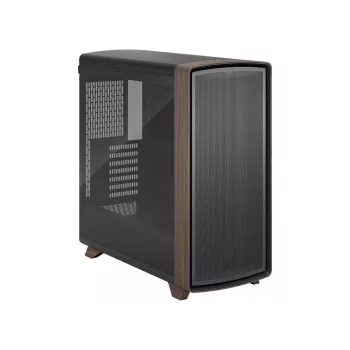 Fractal Design Summit Black TG Light Tint Mid-Tower PC skriňa s predným panelom z orechového dreva