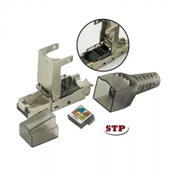 Techly 101911 RJ45 Cat6a 10G Modulárny konektor bez náradia, STP