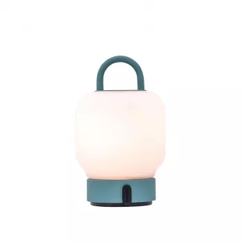 KOODUU LOOME akumulátorová lampa, tyrkysová