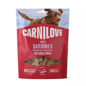 CARNILOVE Dog SOFT snack sardinky s medvedím cesnakom 200 g