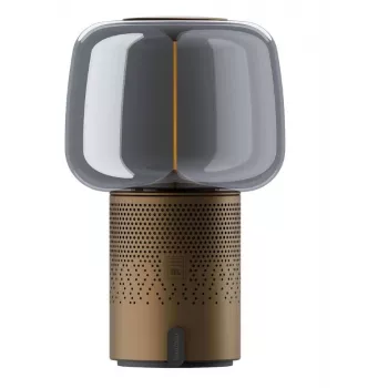KOODUU Serena Play prenosná LED lampa s Bluetooth reproduktorom hnedá