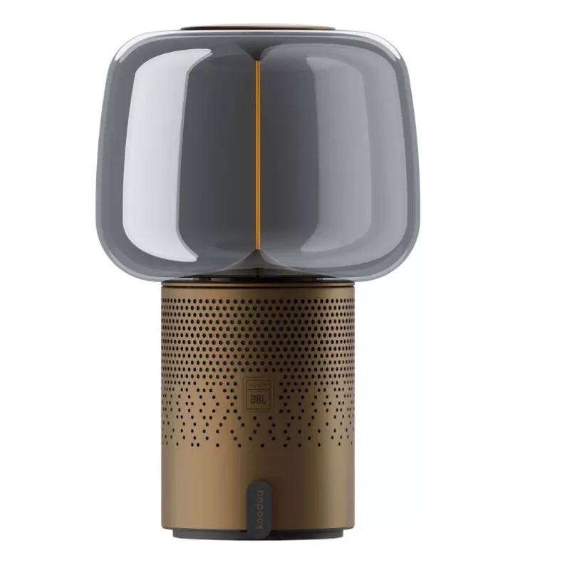 KOODUU Serena Play prenosná LED lampa s Bluetooth reproduktorom hnedá