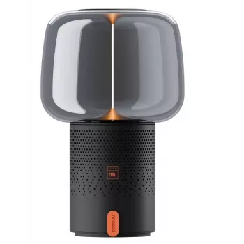 KOODUU Serena Play prenosná LED lampa s Bluetooth reproduktorom sivá
