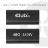 Club 3D USB-C adaptér s konektorom samica 40G 240W 8K60Hz