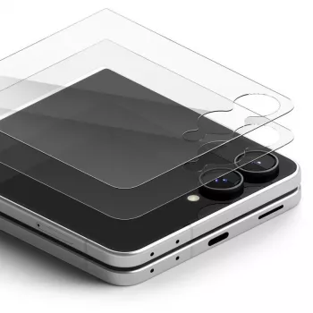 Ringke Cover Display Pro 2 balenie tvrdené sklo ochranná fólia displeja pre Galaxy Z Flip 8 - číra