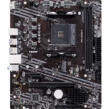 MSI A520M-S AMD A520 AM4 Micro-ATX základná doska - DDR4, HDMI, DVI, VGA, Gigabit LAN