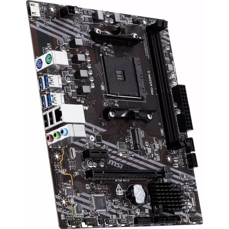 Základná doska MSI PRO A520M-S AM4 Micro-ATX, AMD A520, DDR4, HDMI, Gigabit LAN