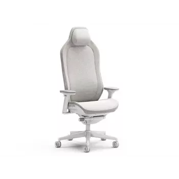 Fractal Design Refine 2 Fabric Light herná stolička, svetlosivá/biela