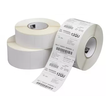 Zebra Z-Perform 1000T – biela – papier – termotransfer – permanentná – štvorcová