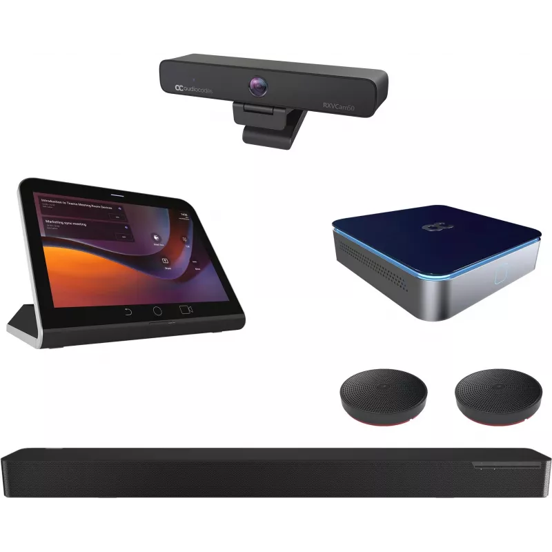 AudioCodes RXV200 pre Microsoft Teams Room bundle pre stredne veľké až veľké zasadačky