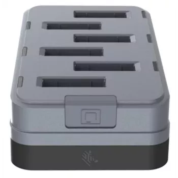 Zebra WS301 6-slotová nabíjačka náhradných batérií na nabíjanie 6 batérií. Krajina - USB Type-C