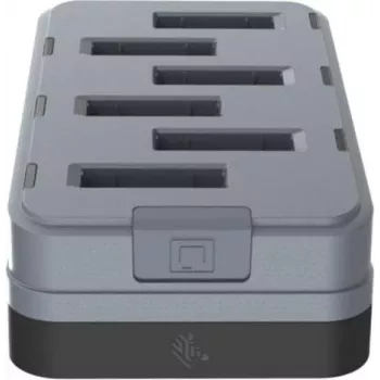 Zebra WS301 6-slotová nabíjačka náhradných batérií na nabíjanie 6 batérií. Krajina - USB Type-C
