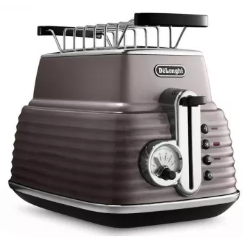 De'Longhi Scultura CTZ2103BG 2-slotový hriankovač, 900 W, šampanské zlato