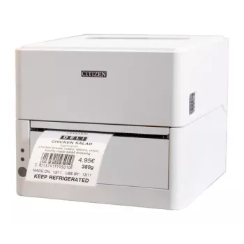 Citizen CL-H300SV tlačiareň_ strieborné ióny USB biela EU zástrčka miesto pre voliteľné