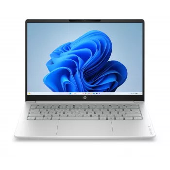 HP OmniBook 3 14-hu0009nyx - Core 5 120U, 16GB DDR5, 1TB, 14,0 palcov 2K (1920x1200) OLED BrightView Low Blue Light 300 Nits, Glacier Silver FF - 1080p TNR, bez 45W AC adaptéra, Win 11 Home, 1 rok