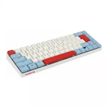 Cherry TAS MX-LP 2.1 kompaktná bezdrôtová klávesnica DE-layout biela