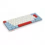 Cherry TAS MX-LP 2.1 kompaktná bezdrôtová klávesnica DE-layout biela