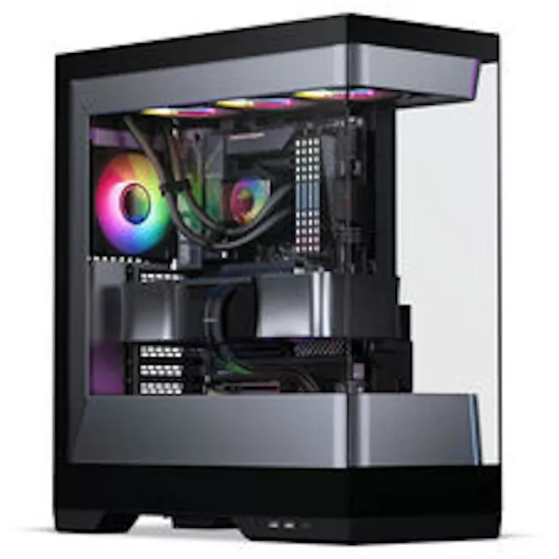 PHANTEKS S2 PC skriňa, vrát. 4x 120mm ventilátor, Glacier One 360M25 Gen2 DRGB AiO vodné chladenie