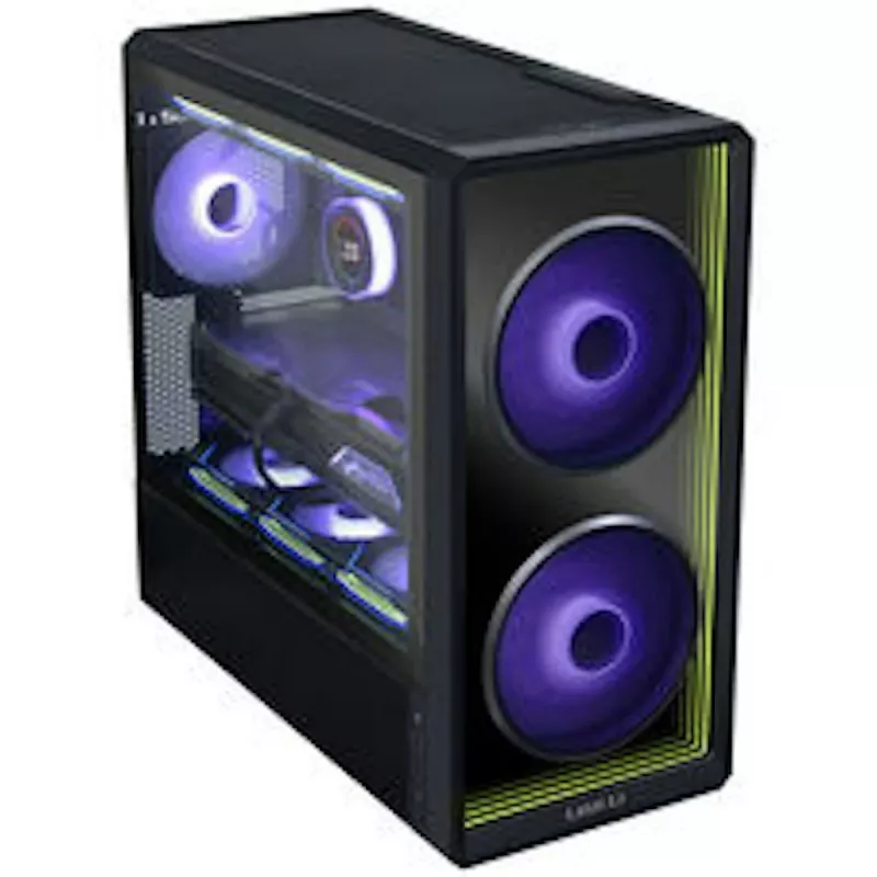 Lian Li LANCOOL 217 INF PC skriňa bundle + HydroShift II LCD-S 360TL AIO + 3x UNI FAN SL-INF 120 Reverse Blade ventilátor - čierna