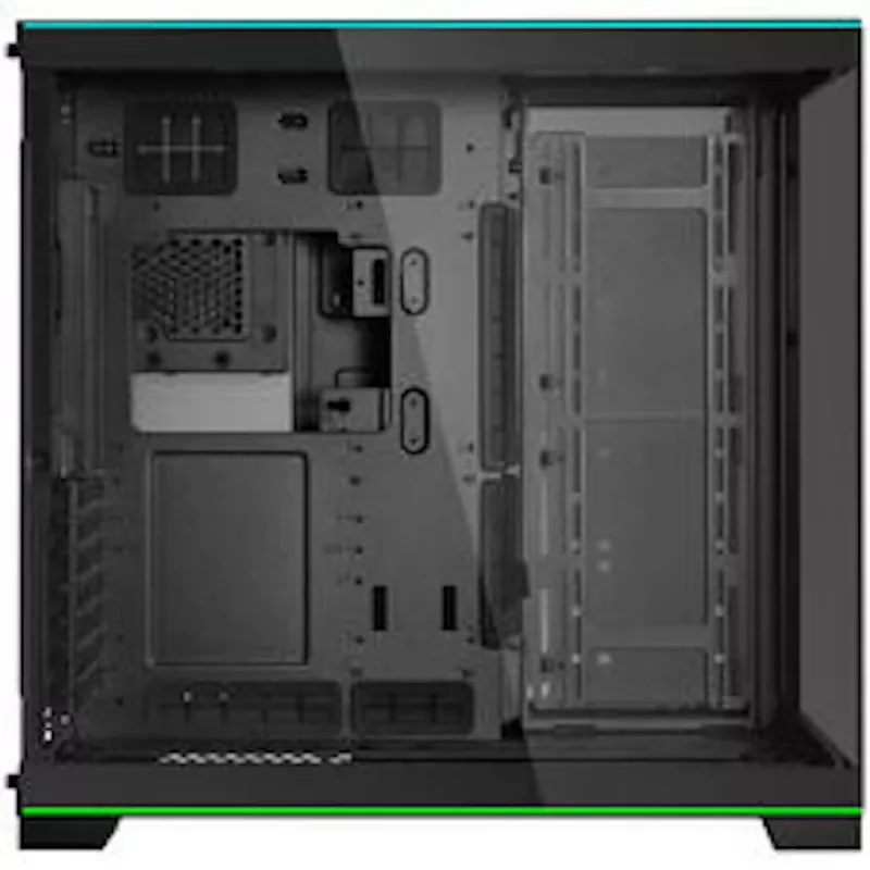 Lian Li O11D EVO RGB PC skriňa bundle + HydroShift II LCD-S 360TL AiO + 6x UNI FAN SL-INF 120 Reverse Blade ventilátor + UNI HUB SL-INF - čierna