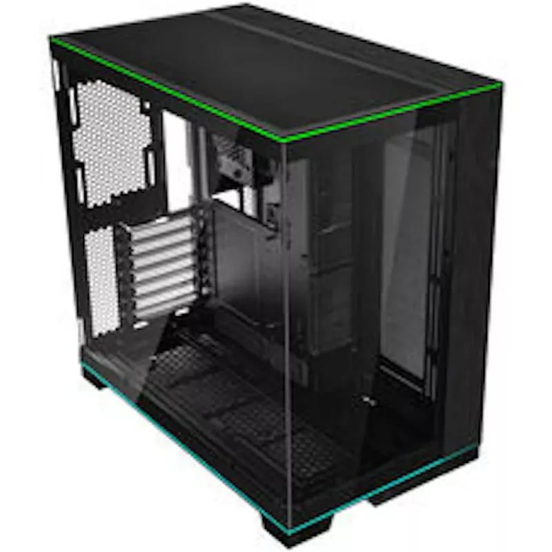 Lian Li O11D EVO RGB PC skriňa bundle + HydroShift II LCD-S 360TL AiO + 6x UNI FAN SL-INF 120 Reverse Blade ventilátor + UNI HUB SL-INF - čierna