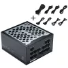 Phanteks Revolt 1200W Platinum Bundle, napájací zdroj so sadou káblov - čierna