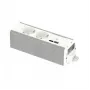 SCHNEIDER ELECTRIC UNICA SYSTEM+ MOD. JEDNOTKA 2XSCHUKO+USBA/C BIELA/SIVÁ