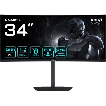 Gigabyte GS34WQCA monitor (repasovaný)