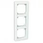 SCHNEIDER ELECTRIC EXXACT 3-násobný rám s mostíkom, polárna biely