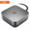 HP Thunderbolt 4 Ultra Dock - OPENBOX - G6 280W s combo káblom - 5x USB-A, 2x USB-C, 1x USB-C Thunderbolt 4, 2x DisplayPort, 1x HDMI, 1x RJ-45, Meteor Silver, 3 roky