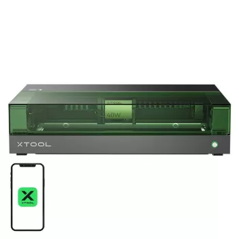 2-in-1 laserová gravírovacia mašina xTool S1 40W Basic (čierna)