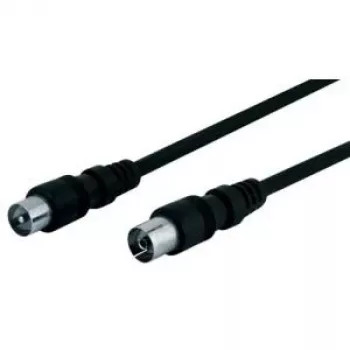 Microconnect COAX025 koaxiálny kábel 2,5 m čierny