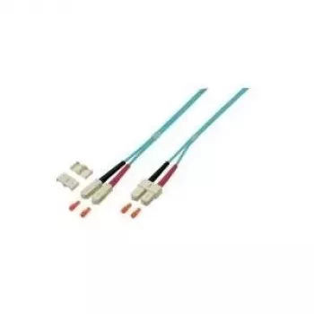 EFB Elektronik O0318.20 Duplexný optický patch kábel, SC-SC, OM4 50/125 µm, LSZH, 20 m, fialový