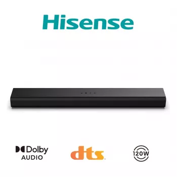 Hisense HS1000 soundbar 2.0 kanály 60W Bluetooth HDMI ARC USB AUX optický čierny