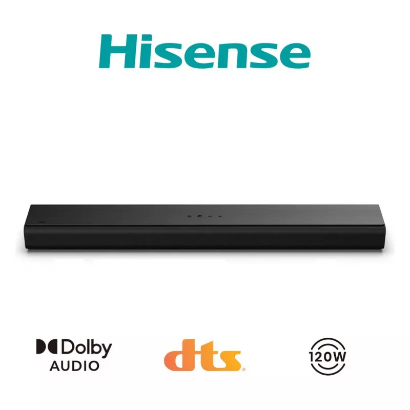 Hisense HS1000 soundbar 2.0 kanály 60W Bluetooth HDMI ARC USB AUX optický čierny