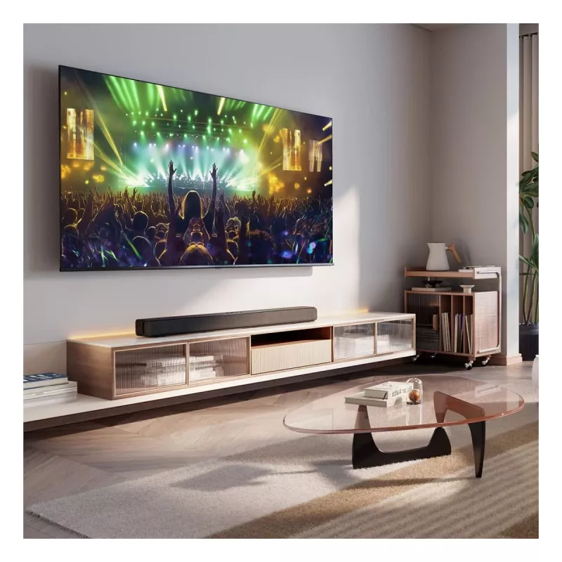 Hisense HS1000 soundbar 2.0 kanály 60W Bluetooth HDMI ARC USB AUX optický čierny