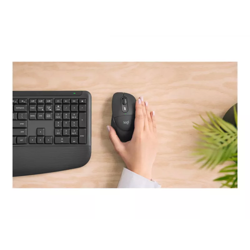 Logitech M850 L for Business bezdrôtová myš – grafitová