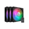 Cooler Master MasterFan 120 Lite ARGB 3-pack - ventilátor do skrine - 30 dBA