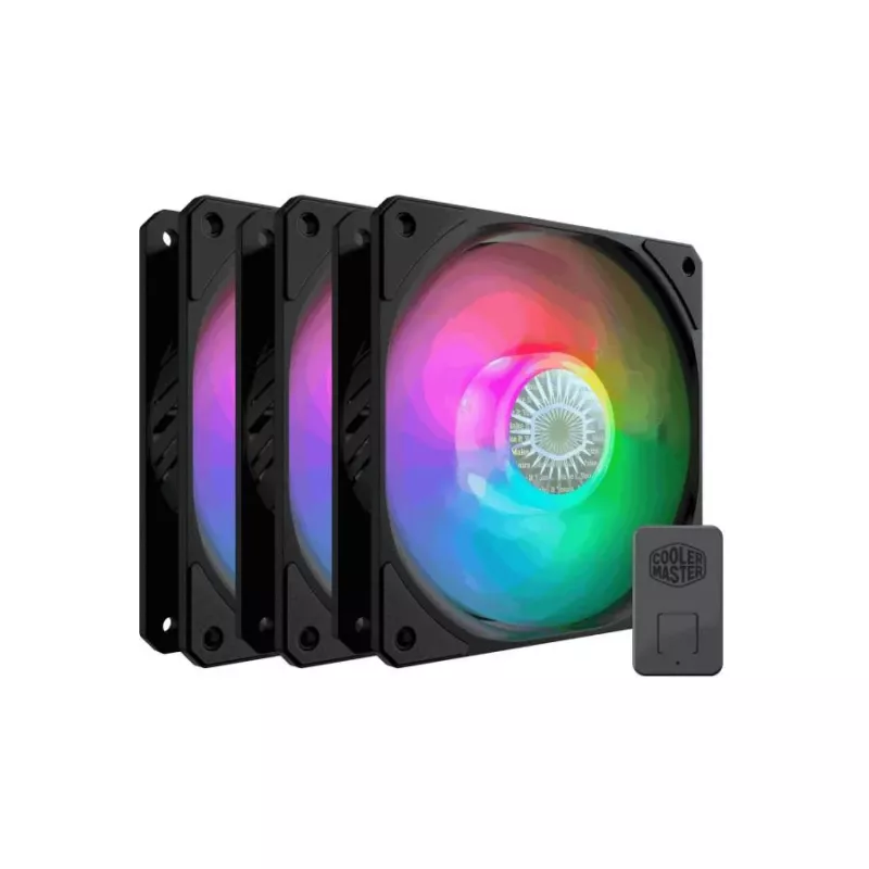 Cooler Master MasterFan 120 Lite ARGB 3-pack - ventilátor do skrine - 30 dBA