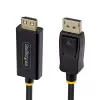 StarTech.com Adaptérový kábel DisplayPort na HDMI 4,5 m s úchopovými konektormi, 4K 60Hz HDR, čierny