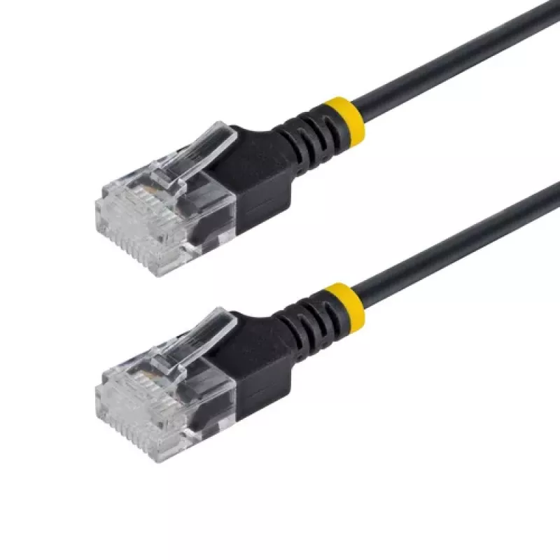 StarTech.com 15 cm Ultra Slim Cat6a UTP patch kábel - RJ-45 konektor samec na RJ-45 konektor samec - čierny