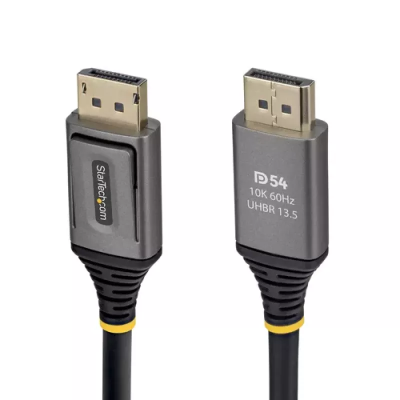 StarTech.com 0,5 m DisplayPort 2.1 kábel - DP54 - DisplayPort konektor samec na DisplayPort konektor samec - čierny