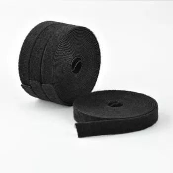StarTech.com rolka so suchým zipsom - 4,6 m - čierna (4-pack)