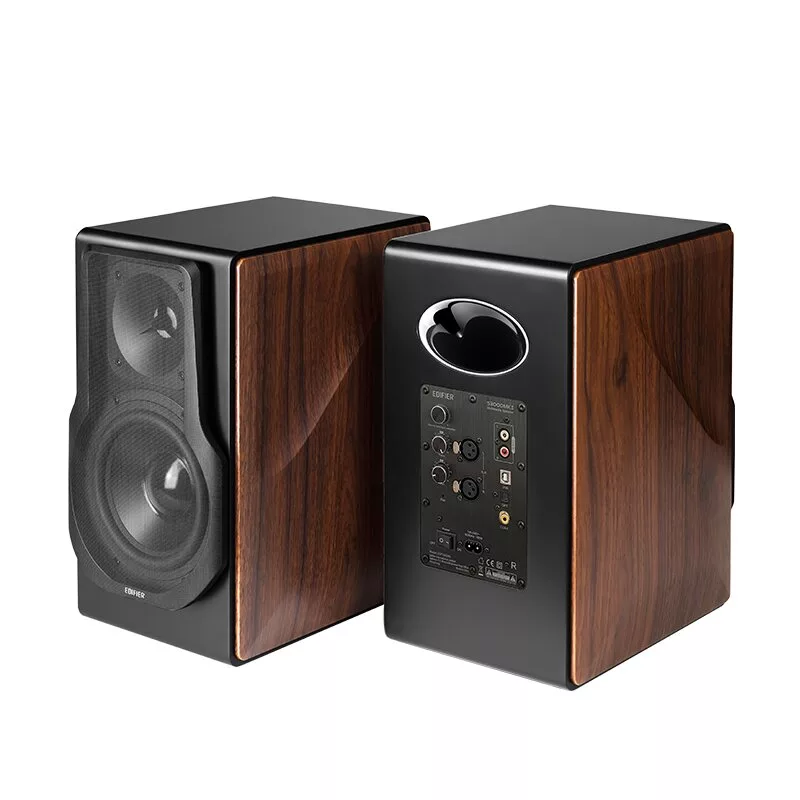 Edifier S3000MKII Premium Wireless 2.0 regálové reproduktory, hnedá