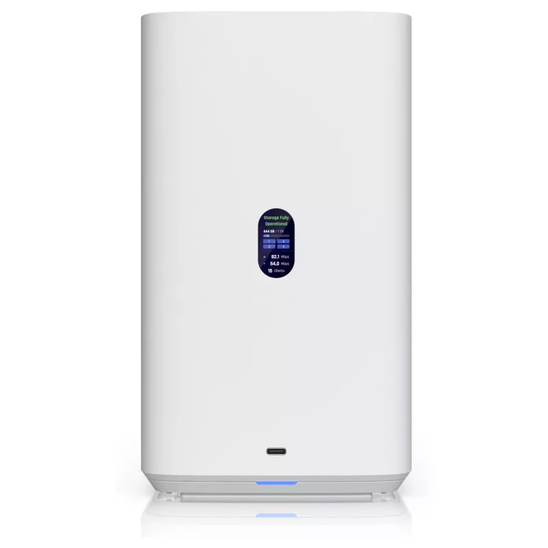 Ubiquiti UNAS-4-W 4-pozičný NAS server, Biely, 4GB RAM, 1x 2.5GbE, 1x rozšírenie USB-C
