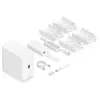 Ubiquiti UNAS-4-W 4-pozičný NAS server, Biely, 4GB RAM, 1x 2.5GbE, 1x rozšírenie USB-C