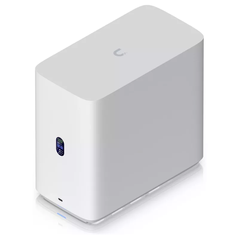 Ubiquiti UNAS-4-W 4-pozičný NAS server, Biely, 4GB RAM, 1x 2.5GbE, 1x rozšírenie USB-C