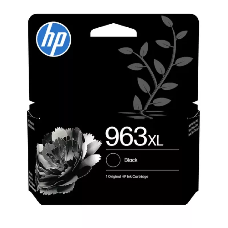 HP 963XL High Yield čierna originálna atramentová kazeta (42,5 ml, 2 000 strán)